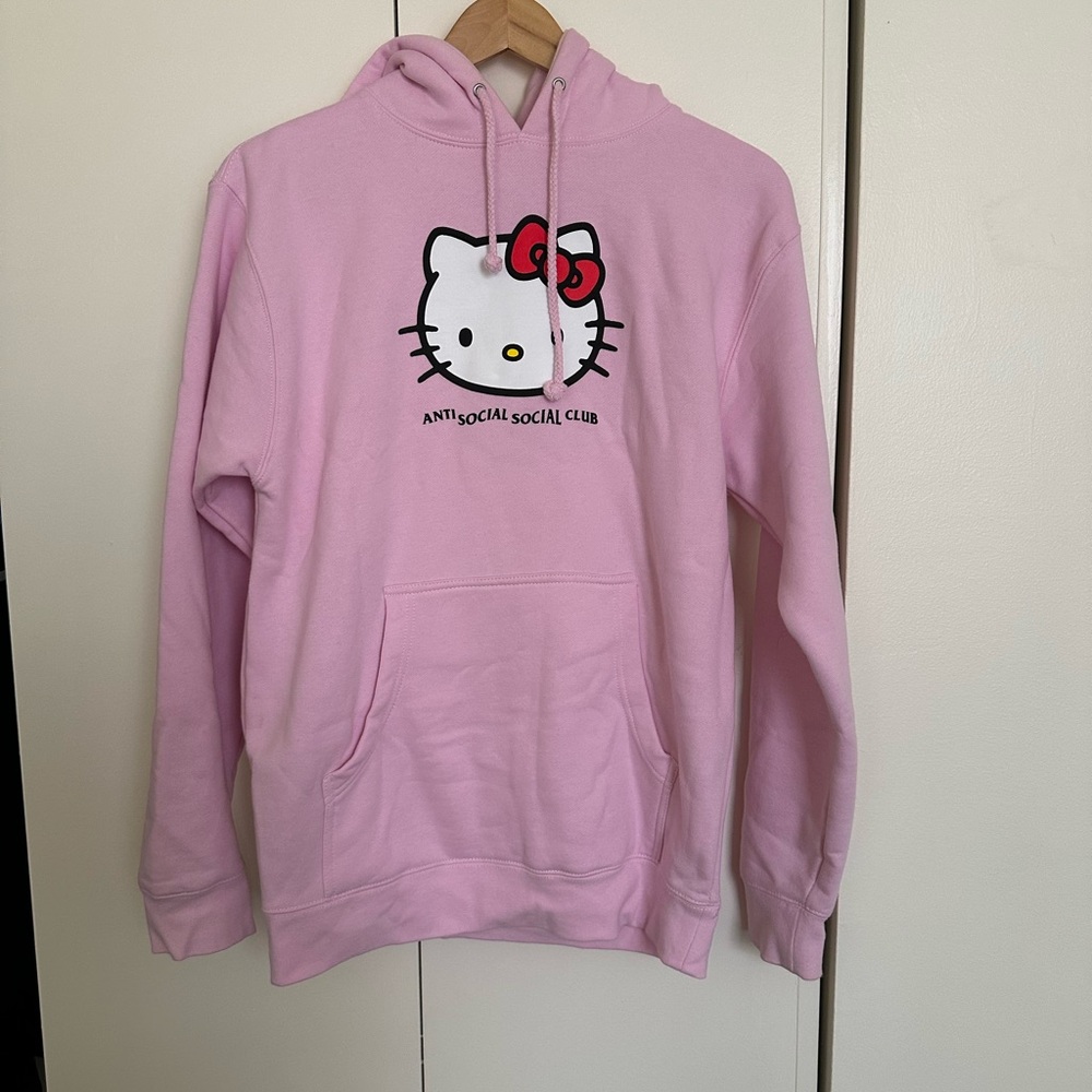 Anti Social Social Club Pink Hello Kitty Sweater
